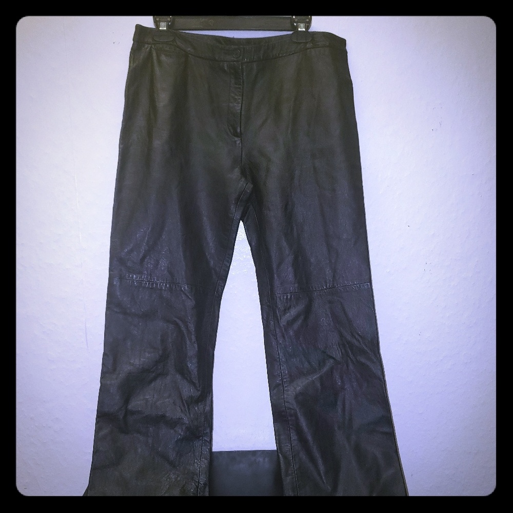100% Leather New no tag pants